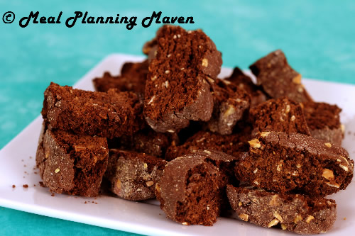Baby Brownie Biscotti - Meal Planning Maven