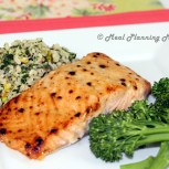 Apricot ‘n Lemon Glazed Salmon