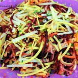 Apple ‘n Root Veggie Slaw with Manchego