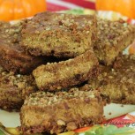 Pumpkin-Pecan Cheesecake Bars