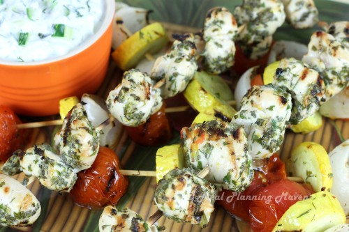 Chicken ‘n Veggie Souvlaki