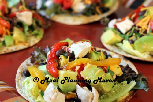 Build Your Own Chicken Tostadas