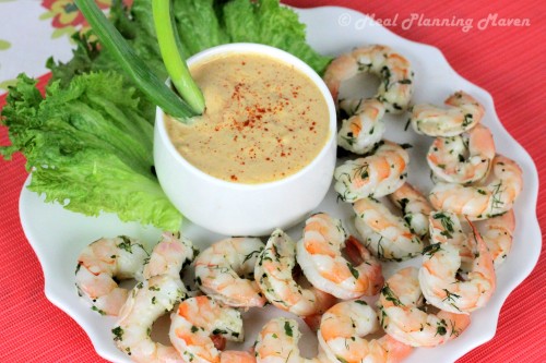 Chilled Shrimp with Spicy Mango Mayo