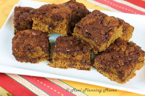 Chocolate Chip Coffee Cake Squares