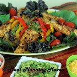 Cinco de Mayo Chicken Fajita Salad