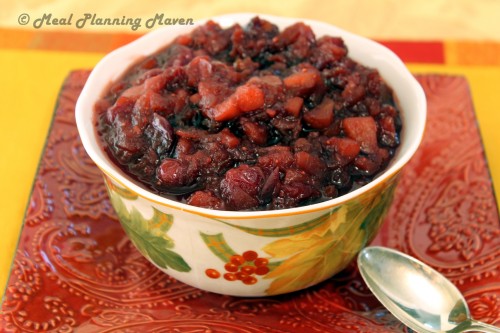 Apple-Pear Cranberry Chutney