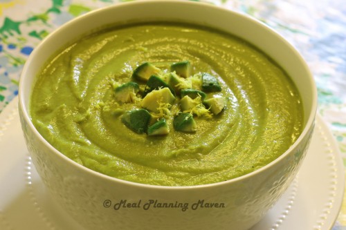 “Creamy” Broccoli ‘n Cauliflower Soup