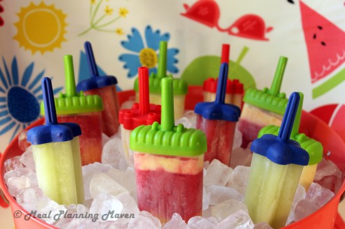 Homemade Frozen Fruit Pops