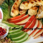 Grilled Chicken Salad with Pomegranate Vinaigrette