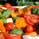Grilled Pepper Caprese Salad