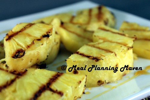 Grilled Pineapple with Orange-Honey Glaze
