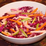 Jicama, Carrot and Apple Slaw