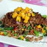 Pecan-Crusted Cod with Mango Salsa