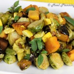 Roasted Butternuts ‘n Brussels