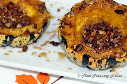 Roasted Dumpling Squash Crumble