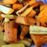 Roasted Sweets ‘n Parsnips