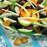 Sweet Autumn Salad with Creamy Pear Vinaigrette
