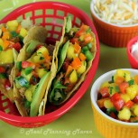 Turkey Tacos with Mango Salsa