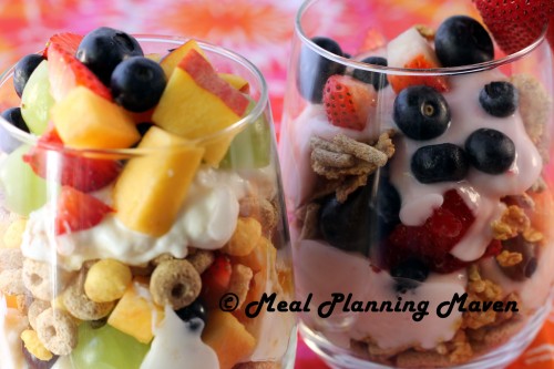 Yo-Fruity Crunch Sundaes