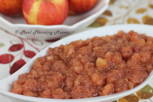 Chunky Cranberry Applesauce