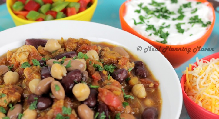 Crockpot Autumn Harvest Turkey Chili